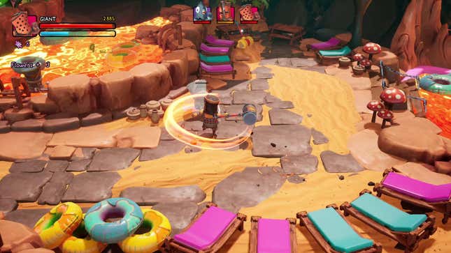A Dificuldade Enganosa do Troféu Sem Danos em Big Helmet Heroes