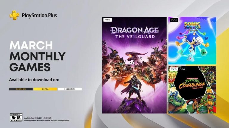 Jogos Gratuitos do PlayStation Plus de Março de 2025 Incluem Dragon Age: The Veilguard e Mais
