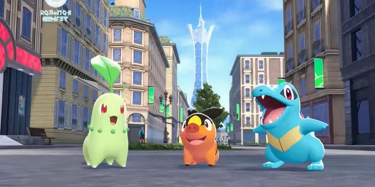 Conheça os Três Iniciantes em Pokémon Legends Z-A: Chikorita, Tepig e Totodile