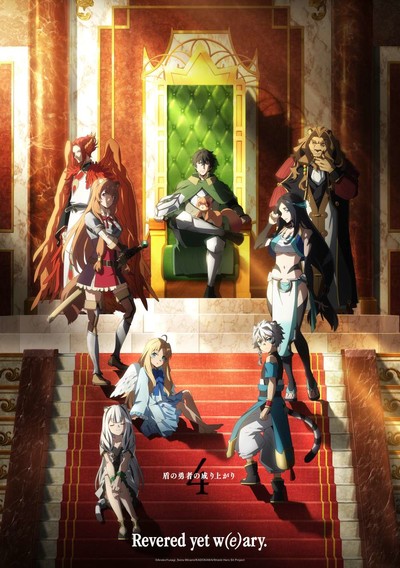 Lançamento da Quarta Temporada de The Rising of the Shield Hero é Anunciado com Novo Elenco e Data Prevista para Julho