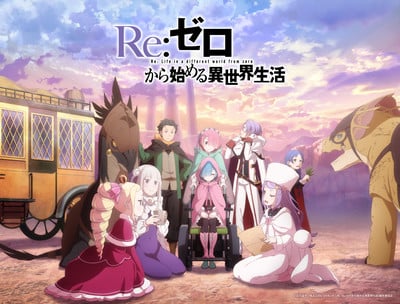 Anime Re:ZERO – Starting Life in Another World Anuncia Quarta Temporada com Novas Informações e Teaser Visual