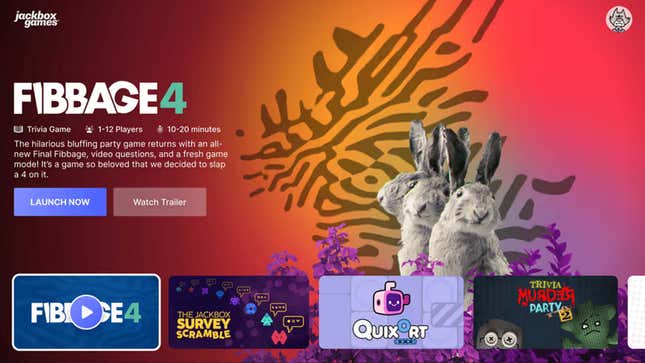 Em Breve, Todas as Smart TVs Permitirão Que Você Divirta-se com Jogos Gratuitos da Jackbox e Crie Momentos Incríveis com Amigos