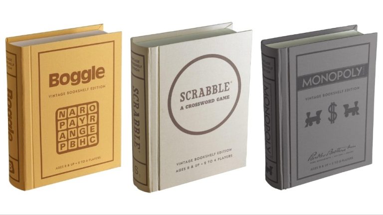 Conheça a Coleção Vintage Bookshelf: Jogos de Tabuleiro Clássicos que Funcionarão como Decoração Elegante