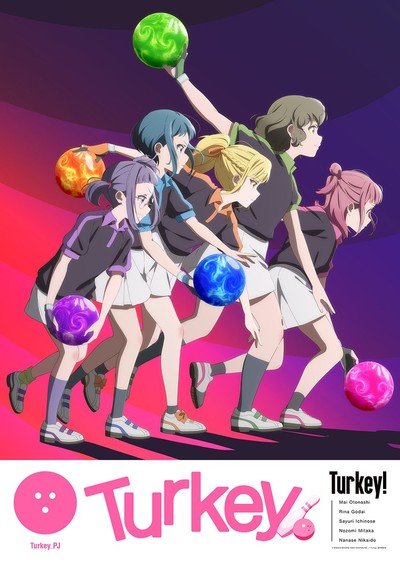 Estreia do Anime Original Turkey! Sobre Boliche Promete Agitar as Telas em Julho