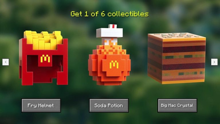 McDonald’s Lança Refeições Temáticas de Minecraft com Brinquedos Inspirados no Filme