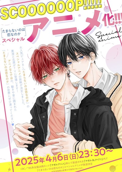 Adaptação de mangá de boys-love A Love Too Captivating ganha especial de anime em abril de 2024
