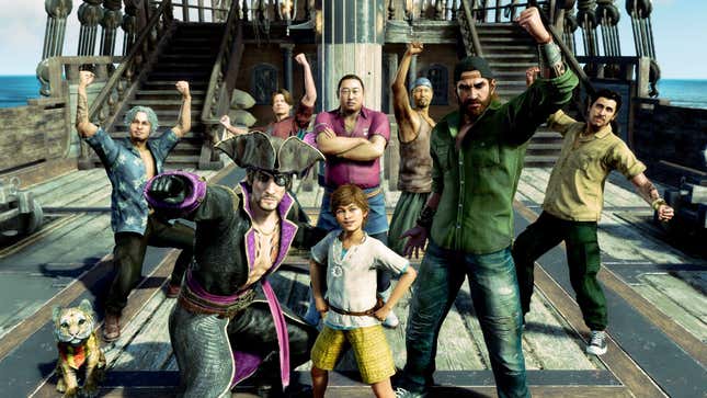 Descubra o Verdadeiro Líder do Esquadrão de Abordagem em Like a Dragon: Pirate Yakuza no Havai