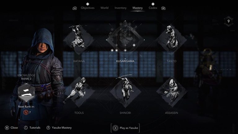 Assassin’s Creed Shadows: Descubra o funcionamento do sistema de maestria e conhecimento no novo capítulo da franquia