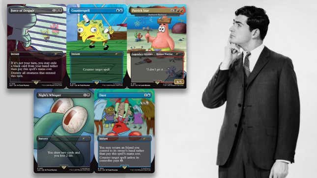 SpongeBob SquarePants e Magic: The Gathering se Unem em um Crossover Surpreendente