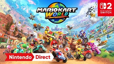 Nintendo Revela Mario Kart World Como Jogo Lançamento do Switch 2