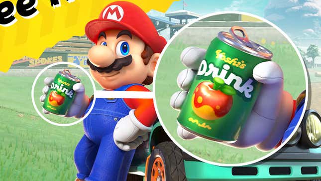 O Que Realmente Está Acontecendo com a Bebida do Mario em Mario Kart World?